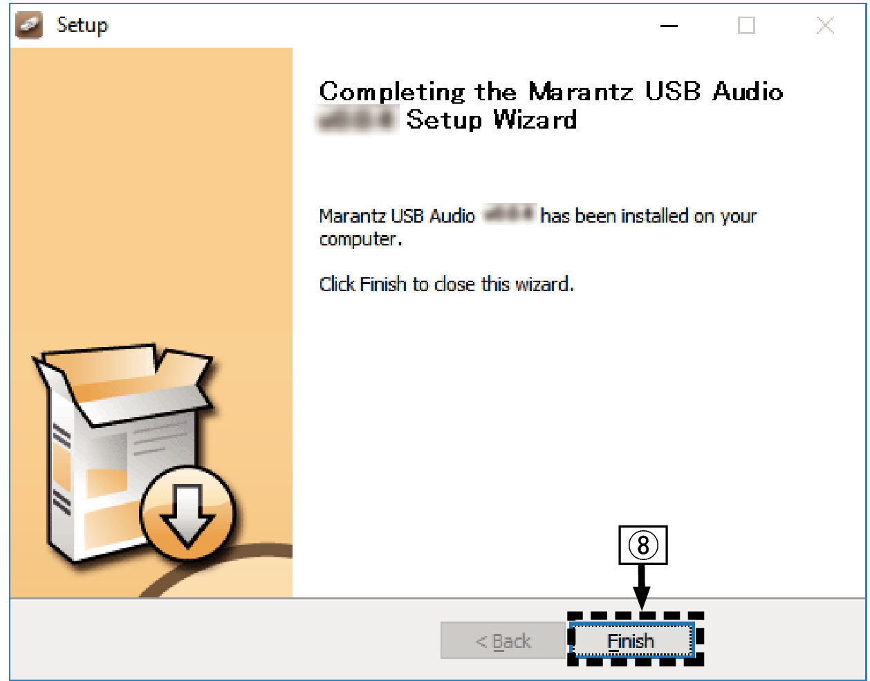 Installer Marantz Eng 6 win10